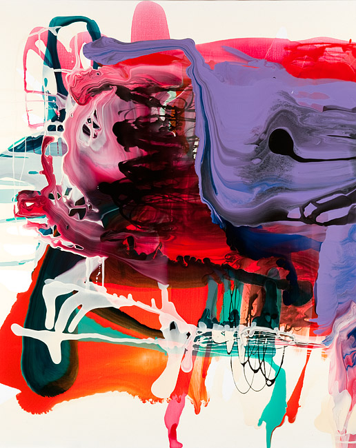 Quercus Aanariensis keyhole Quentin, 2011 varnish on canvas 160x200cm