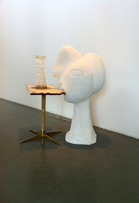 Effigy of an Effigy with Mirage, 2010 cast pigmented polyurethane resin, fiberglass and pewter with pigment 132 × 104.8 × 83.8cm