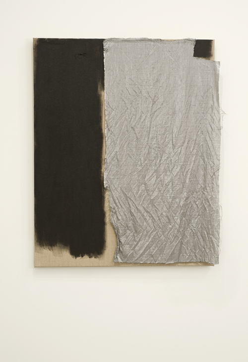 Elizabeth Newman, ‘Untitled’, 2012, oil and fabric on canvas. Photo- John Brash