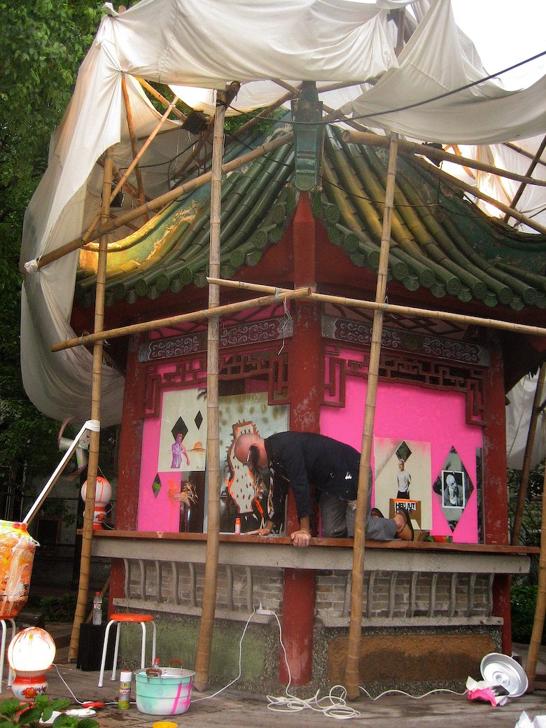 Guy Benfield Caption- Performance- %22Institutional Critique Boutique: Failure Without Fluro (Markus Lupertz in China)%22 Pic- Richard Thomas