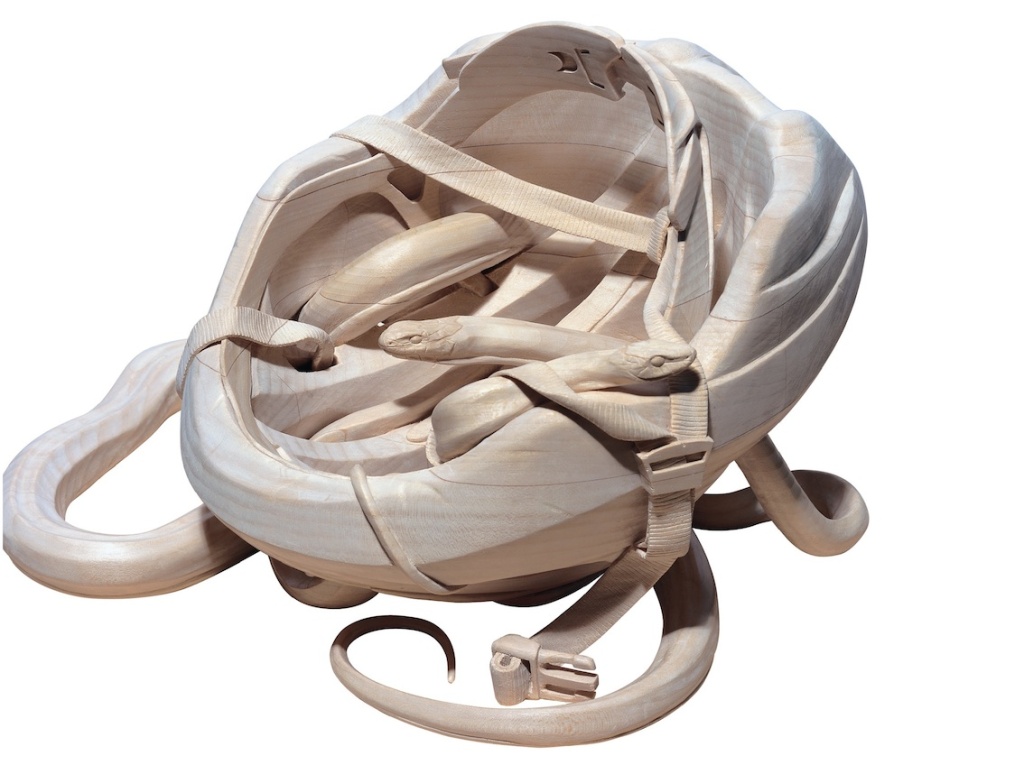 Snake helmet web